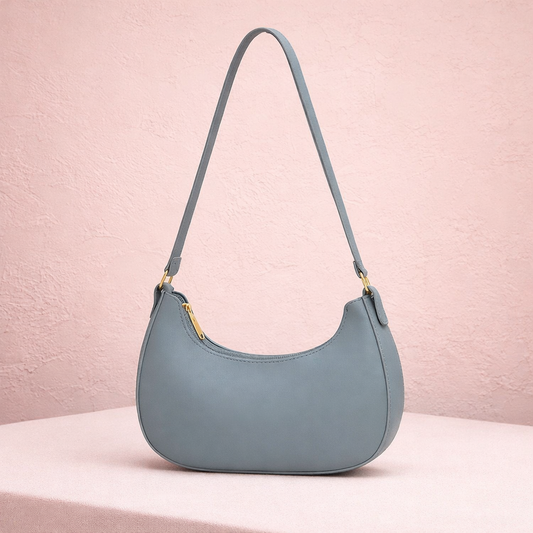 Premium Curve Moon Bag – Elegant Crescent Shoulder Bag