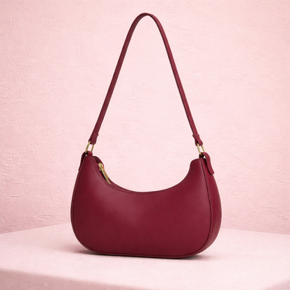 Premium Curve Moon Bag – Elegant Crescent Shoulder Bag