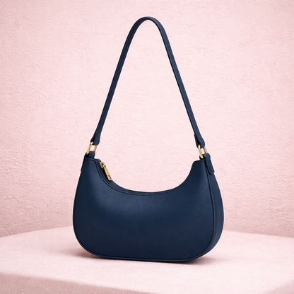 Premium Curve Moon Bag – Elegant Crescent Shoulder Bag