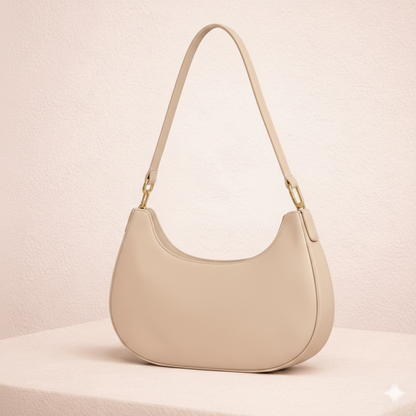 Premium Curve Moon Bag – Elegant Crescent Shoulder Bag